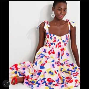 NWT Kate Spade Summer Flowers Tiered Dress